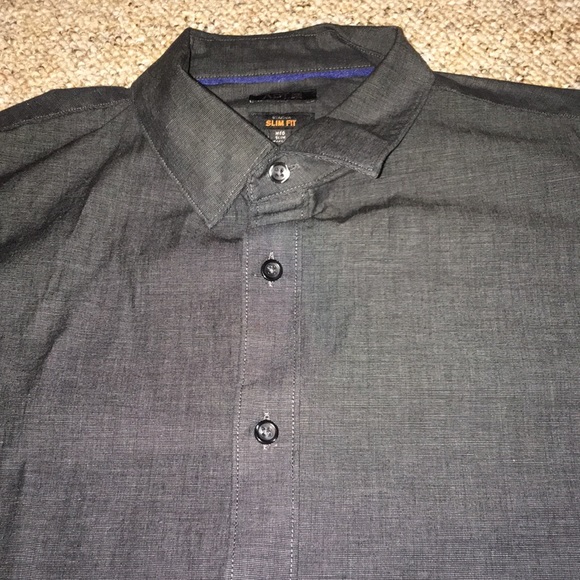 APT. 9 Slim Fit Button Up Dress Shirt - Picture 2 of 4